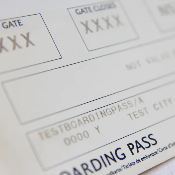 Boarding pass — Stock Photo, Image