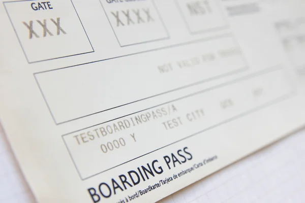 Boarding pass — Stock Photo, Image