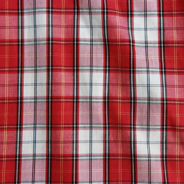 Texture of checkered picnic blanket. — Stock Photo, Image