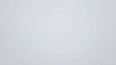 Taze beyaz karın yağışının kusursuz bir görüntüsü. Kış gökyüzü.