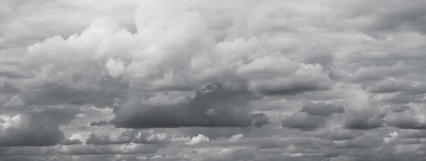 Grey Clouds Background Beautiful Grey Clouds Panorama Horizon Stockfoto