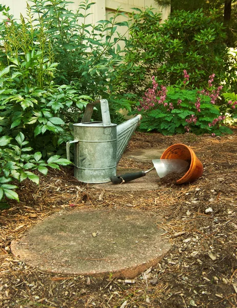 Waiting to Begin Gardening — Stock Photo, Image