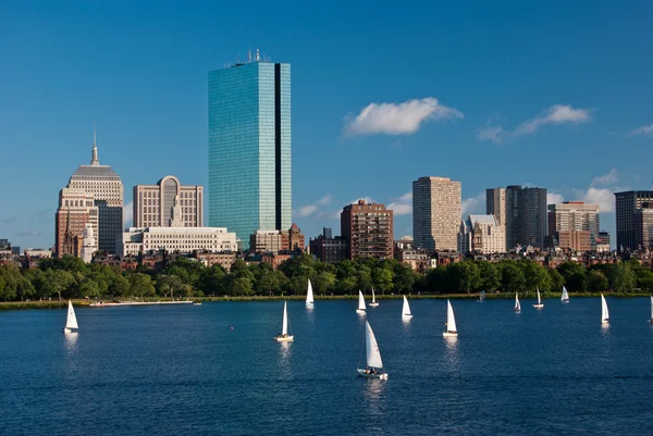 Copley Square from Across the Charles River — Stock Photo, Image