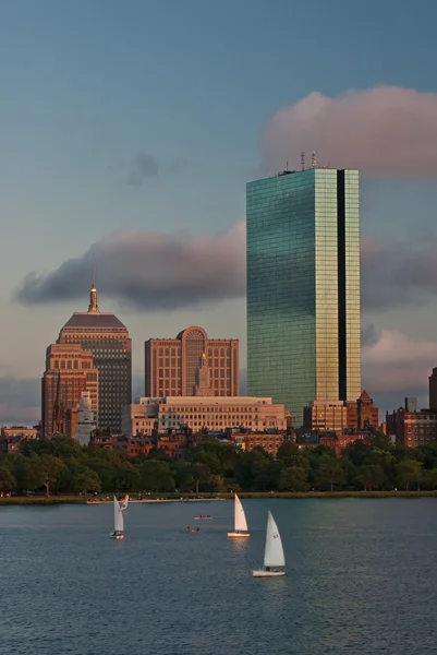 Copley Square bei Sonnenuntergang — Stockfoto