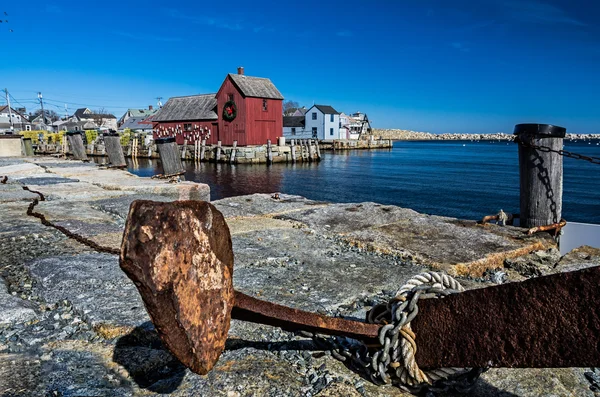 Pohled na přístav Rockport — Stock fotografie