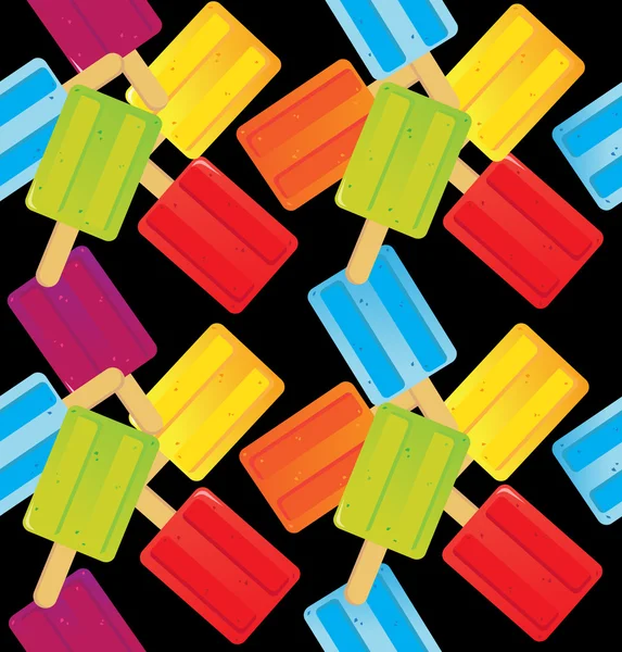 Padrão de Popsicles — Vetor de Stock