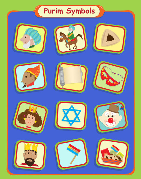 Purim Symbols