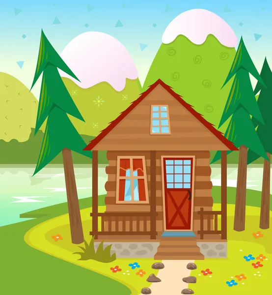 Cabin — Stock Vector