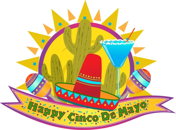 Cinco de Mayo Banner — Vector de stock