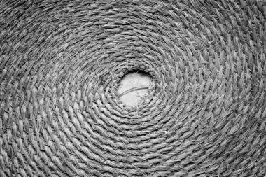 Spiral mat siyah ve beyaz