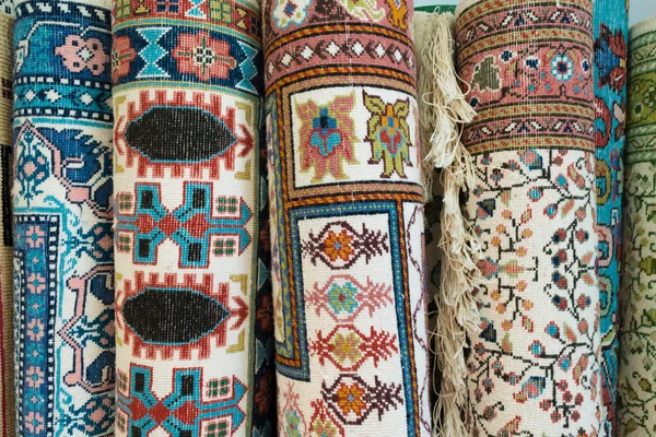 Tunesiske tæpper - Stock-foto