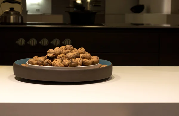Kitchen Counter with Walnuts (2) — Stock Photo, Image