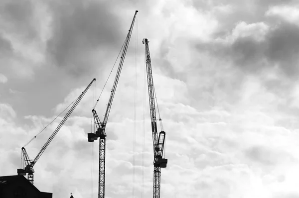 Construction Cranes (3) — Stock Photo, Image