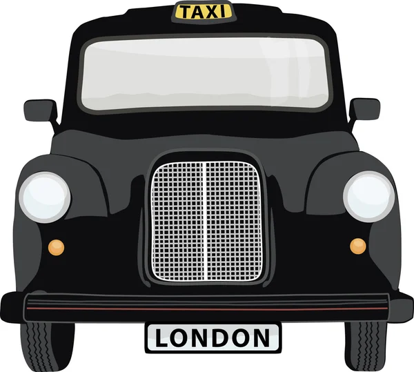 런던 택시 벡터 그래픽