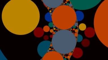 renkli daireler ve halkalar