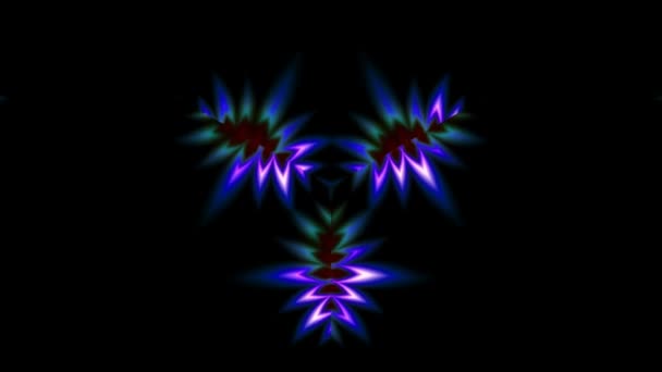 Modèle lumineux sur un fond noir 