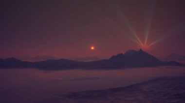 kirişler harika bir manzara karşı dışarı icar nesne