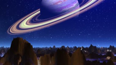 gezegen Satürn'e benzer