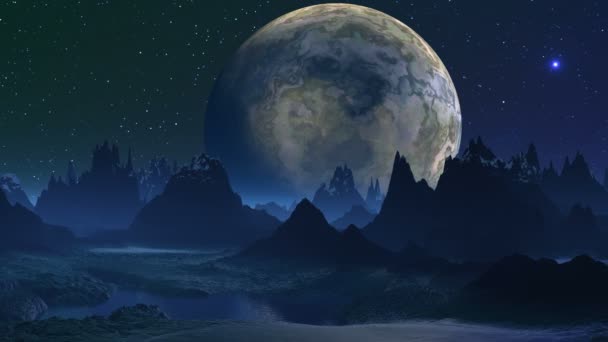 La grande lune et l'étoile tombante (OVNI) )