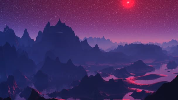 Étoile pulsante et planète fantastique 