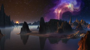 Ayın yükselişine ve Bulutsusu