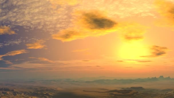 Coucher de soleil jaune .