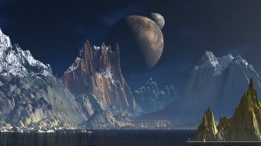 iki ayda bir arka plan Dağları