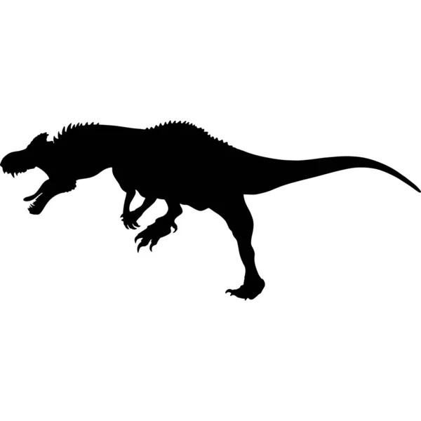 Raptor Silhouette Black Illustration Tattoo — Stock Photo, Image