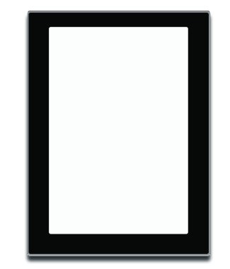 Tablet bilgisayarı beyaz arkaplanda izole edildi