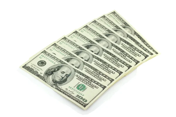 Money on the white background — Stock Photo, Image
