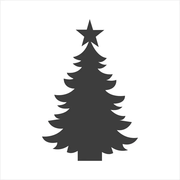 Noel ağacı, tasarım, vektör illüstrasyonu. — Stok Vektör