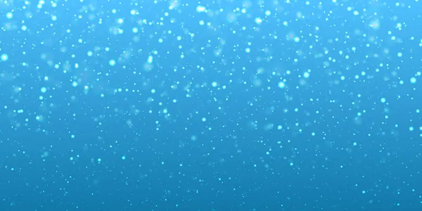 Natale sfondo blu con neve . — Vettoriale Stock