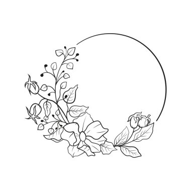 Bir dizi siyah şöhret dalları çerçeveler. Antika defne çelenkleri koleksiyonu. El yapımı Laurel vektörü dekoratif elementler bırakır. - Evet. Vektör illüstrasyonu