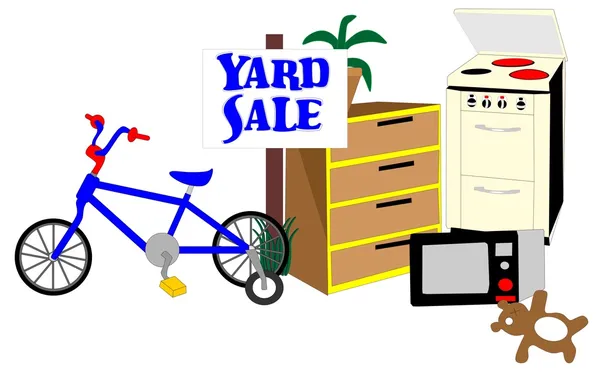 Yard Sale — Stock Vector