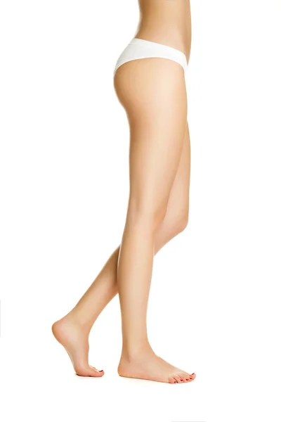 Ženy štíhlé nohy — Stock fotografie