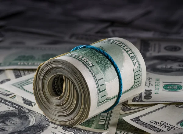 Rolled money — Stock Photo, Image