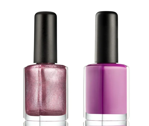 Violet nail polish — Stock Photo, Image