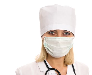 kadın doktor yalıtılmış