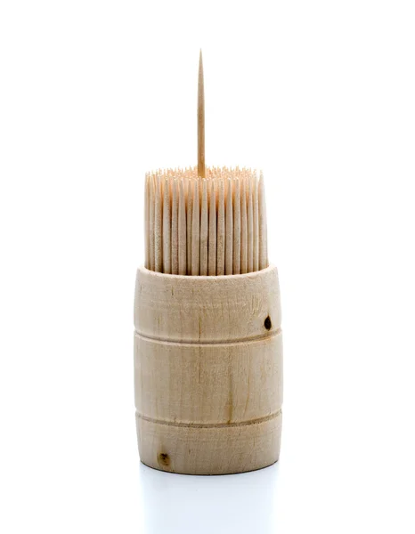 Toothpicks in a container — Stock Photo, Image