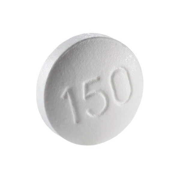 Píldora en blanco grande — Foto de Stock