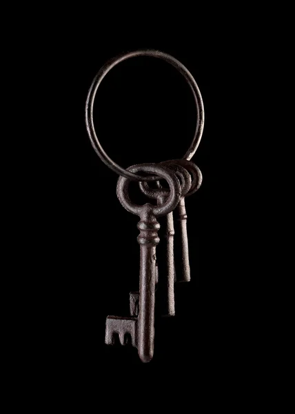 Isolerade skeleton keys — Stockfoto