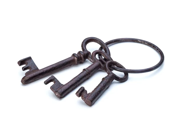 Isolated Skeleton Keys — Stock Photo, Image