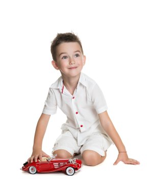 mutlu neşeli güzel bir çocuk portresi