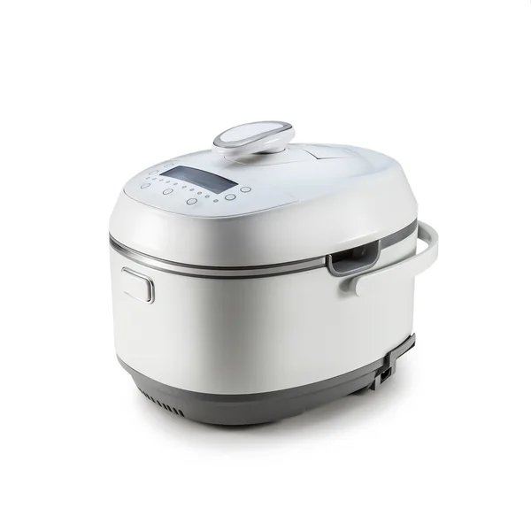 Multi Cooker pe fundal alb, izolat — Fotografie, imagine de stoc