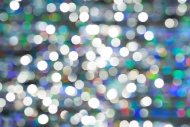 renkli bulanık ışıklar bokeh. Kırmızı soyut ve Noel arka plan mavi