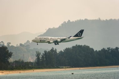 uçak iniş Island phuket, thailand