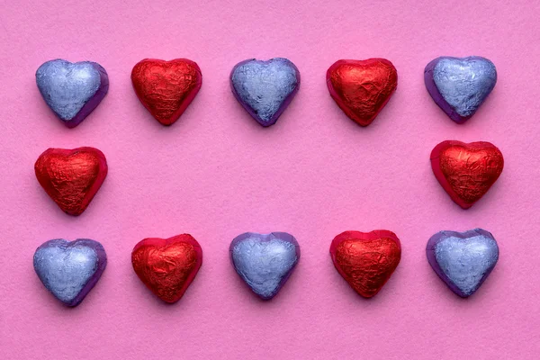 Chocolate hearts — Stock Photo, Image