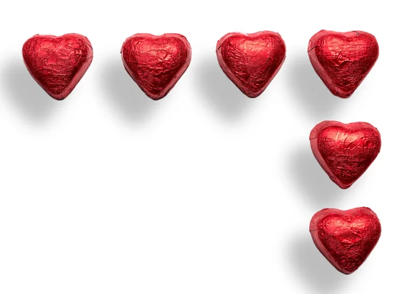 Chocolate hearts — Stock Photo, Image