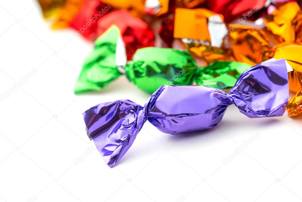 Colorful candies collection