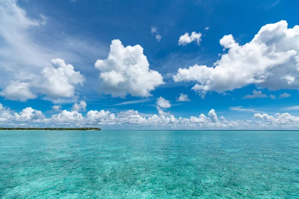 mükemmel bir tropik cennet Maldivler plaj